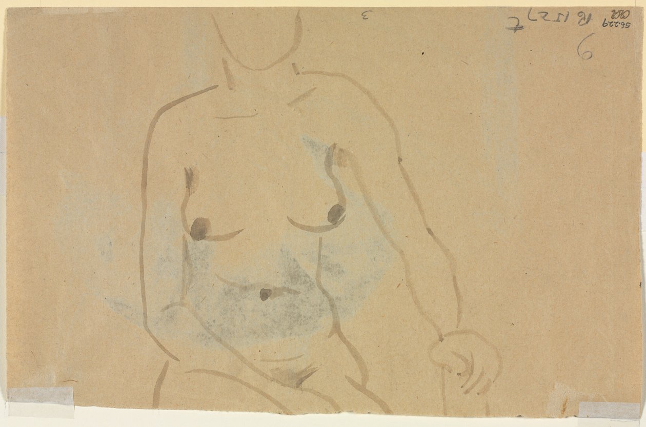 Torso de una Mujer Desnuda (verso) de Jane Poupelet