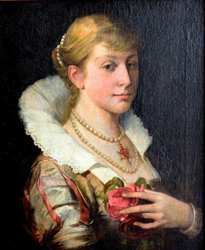 Dama con rosa de Janez Šubic