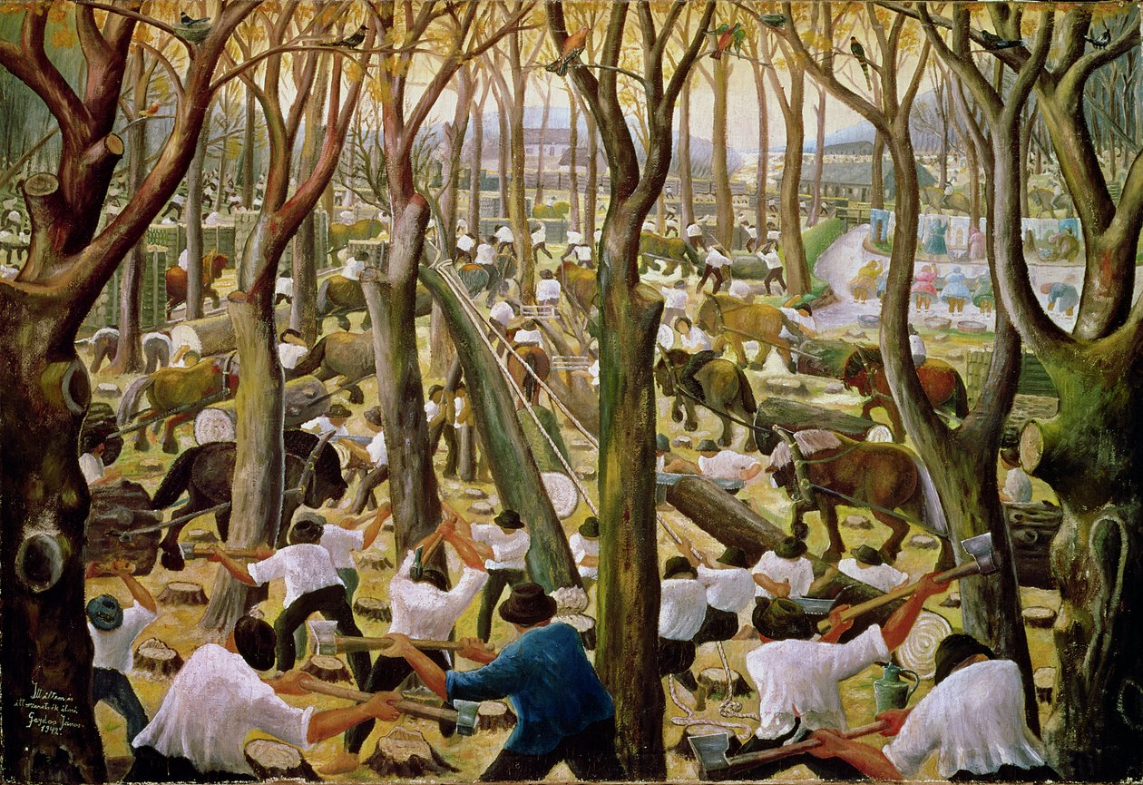 Cortadores de madera de Janos Gajdos