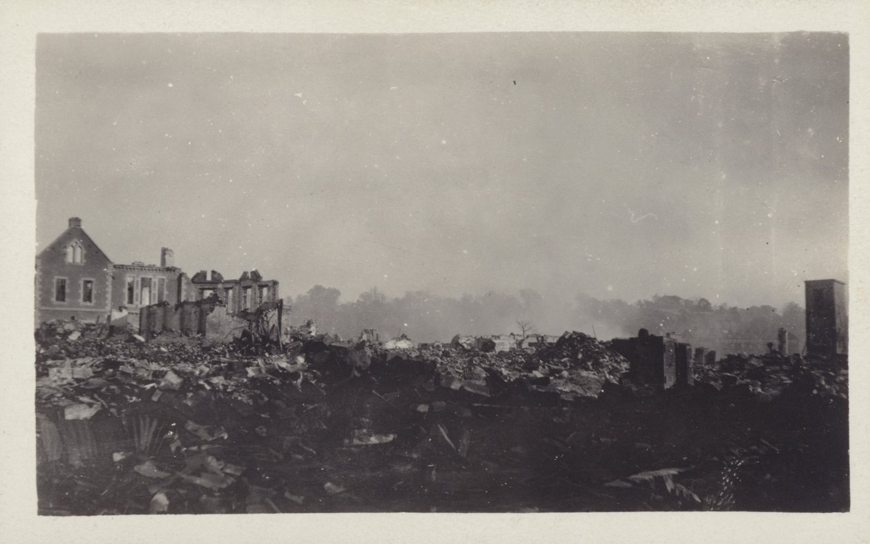 Secuelas del Gran Terremoto de Kanto, Japón, 1923 de Japanese Photographer