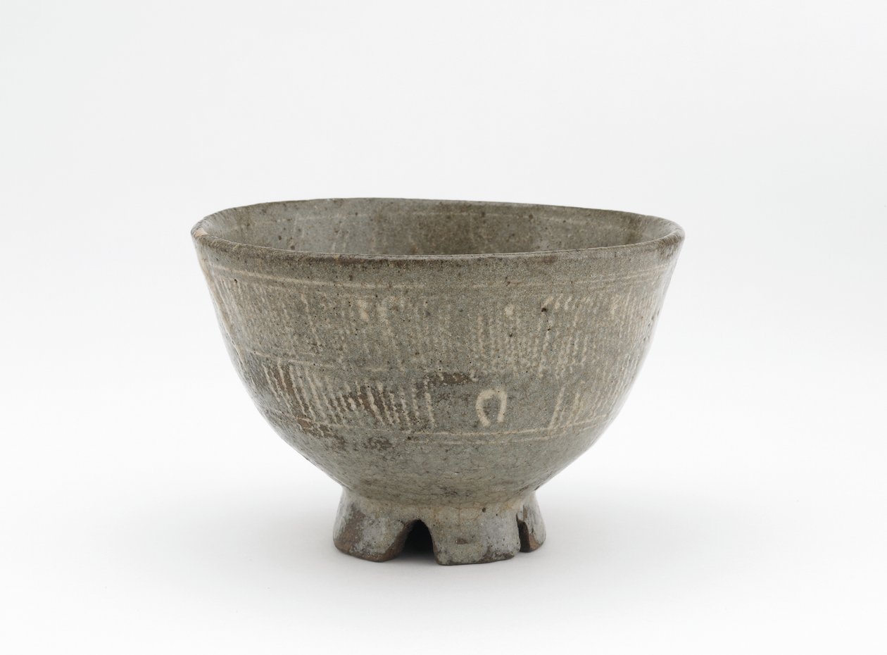 Tazón de té en estilo mishima de Japanese School