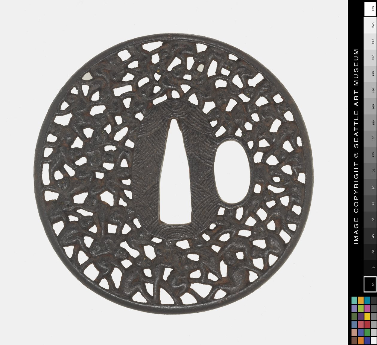 Tsuba: Cien Monos de Japanese School