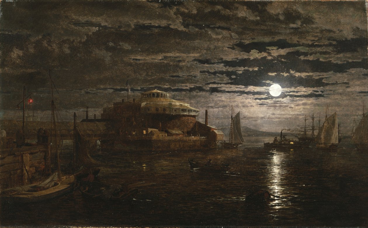 Castle Garden, Ciudad de Nueva York, 1859 de Jasper Francis Cropsey