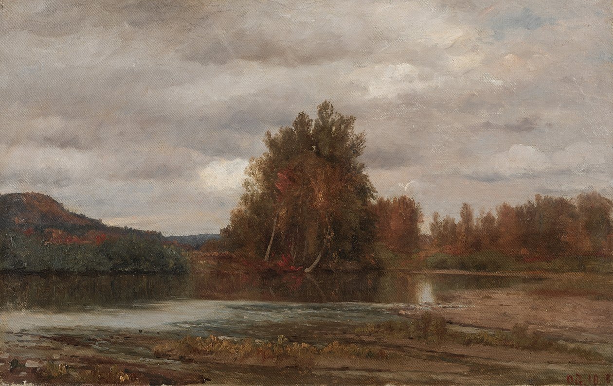 Día gris en el Esopus, 1882 de Jasper Francis Cropsey