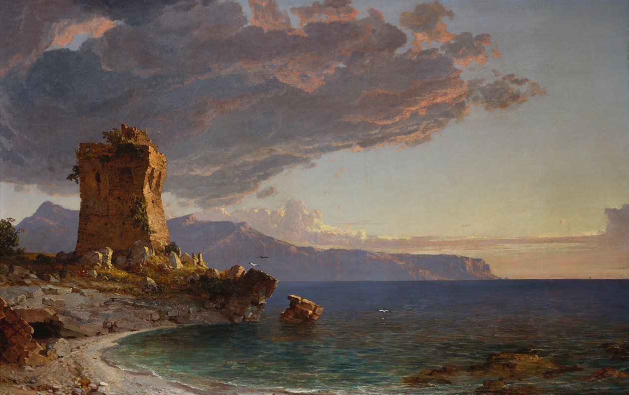 La Isla de Capri, 1893 de Jasper Francis Cropsey