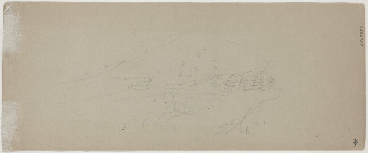 Vista de una montaña de Jasper Francis Cropsey