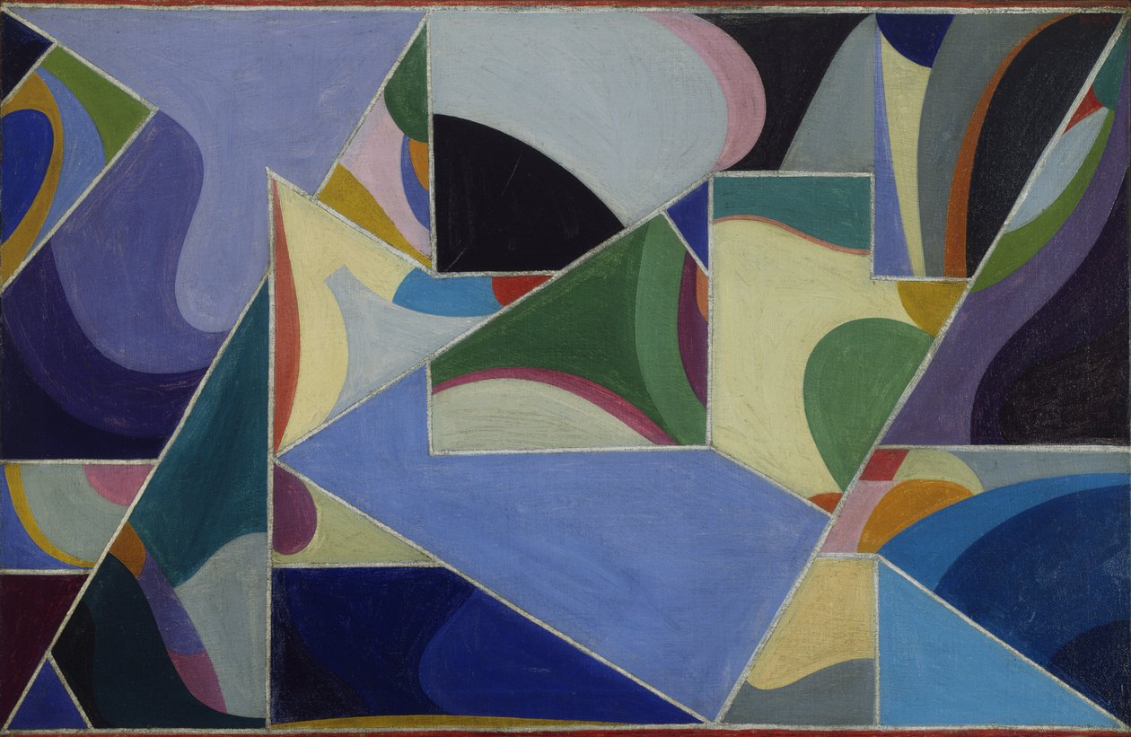Sin título, c.1923 (óleo sobre lienzo) de Jay Van Everen