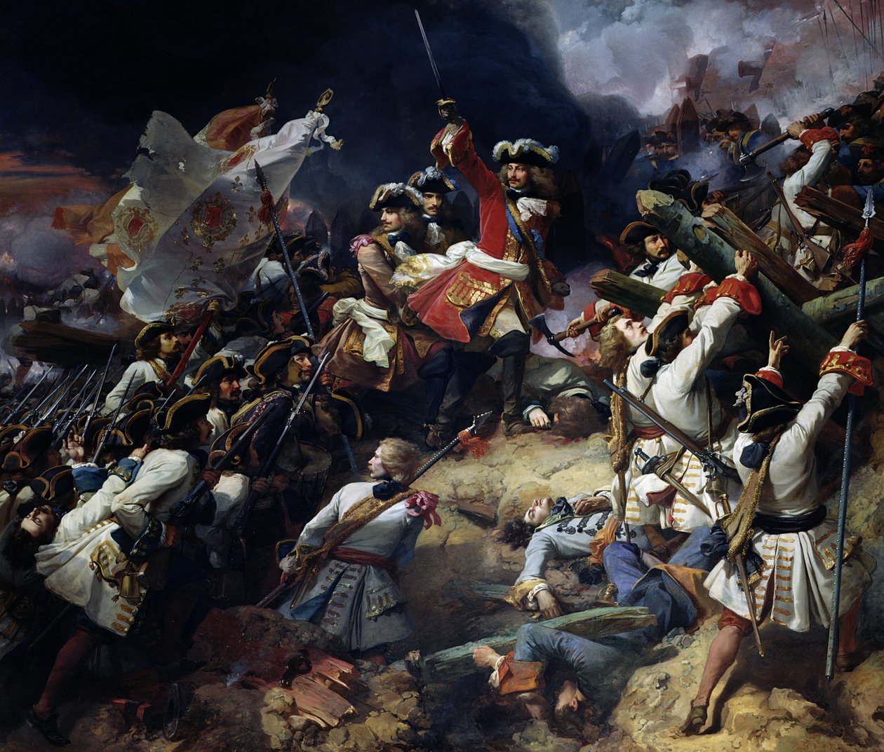 Batalla de Denain, 24 de julio de 1712, 1839 de Jean Alaux