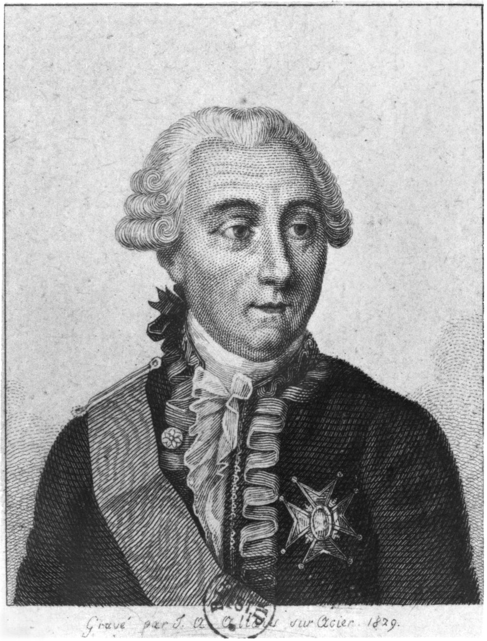 Conde Louis de Marbeuf (1712-86) 1829 de Jean Alexandre Allais