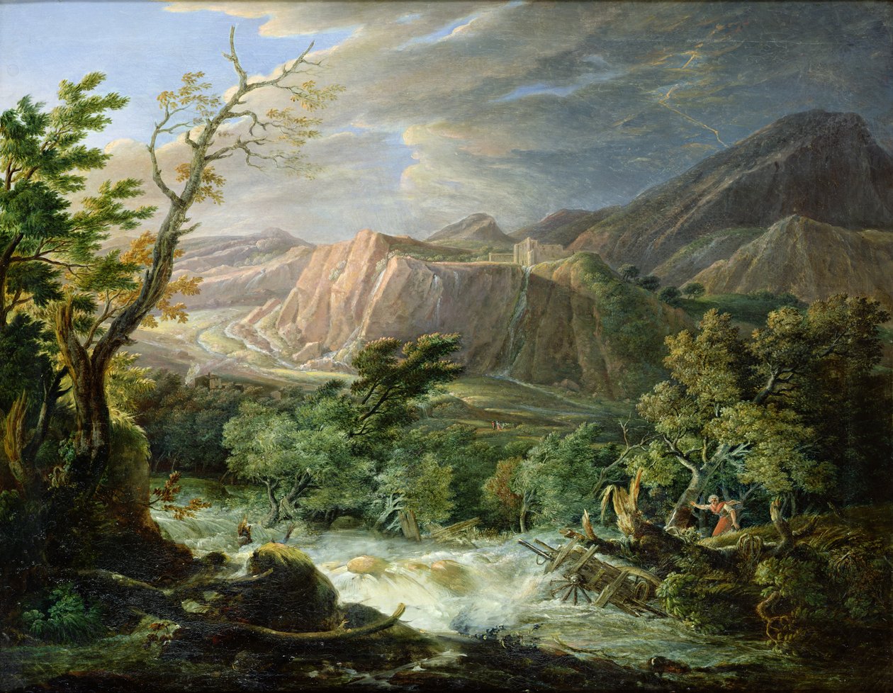 Paisaje, tormenta de Jean Antoine Constantin