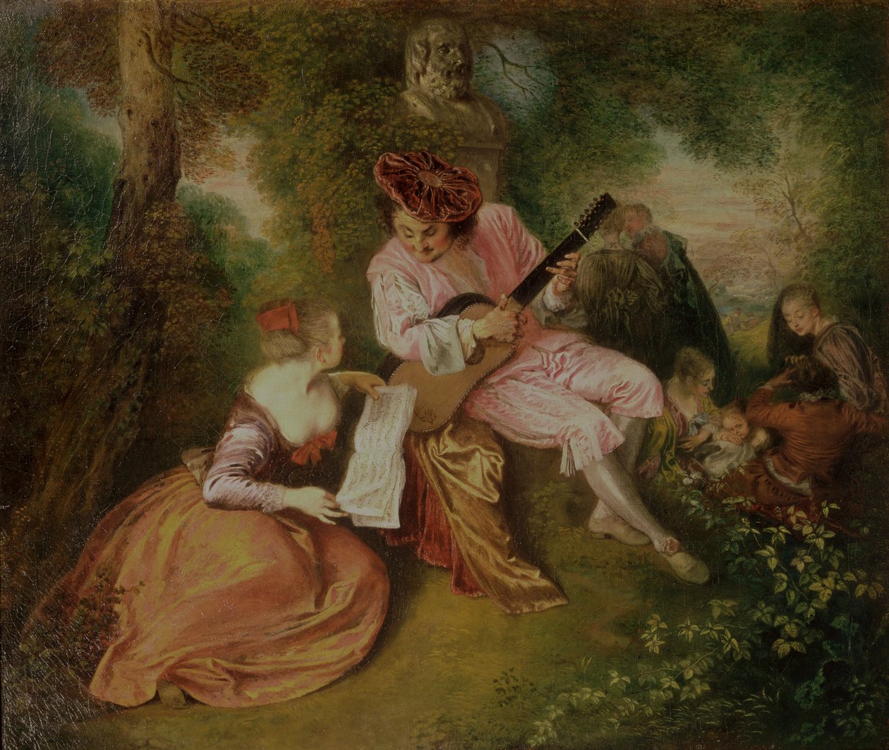 La Escala del Amor, 1715-18 de Jean Antoine Watteau