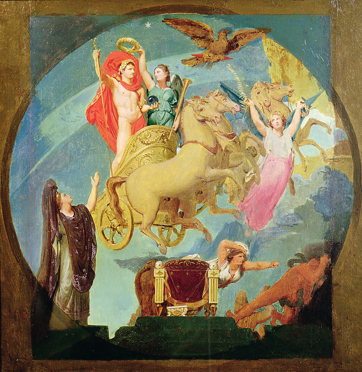 Apoteosis de Napoleón I (1769-1821) 1853 de Jean Auguste Dominique Ingres