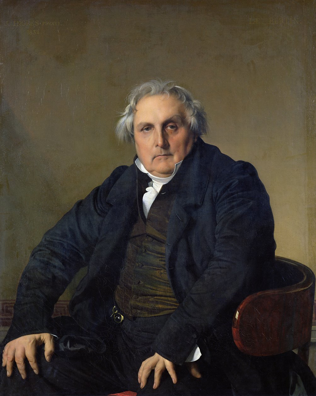 Louis-Francois Bertin (1766-1841) 1832 de Jean Auguste Dominique Ingres