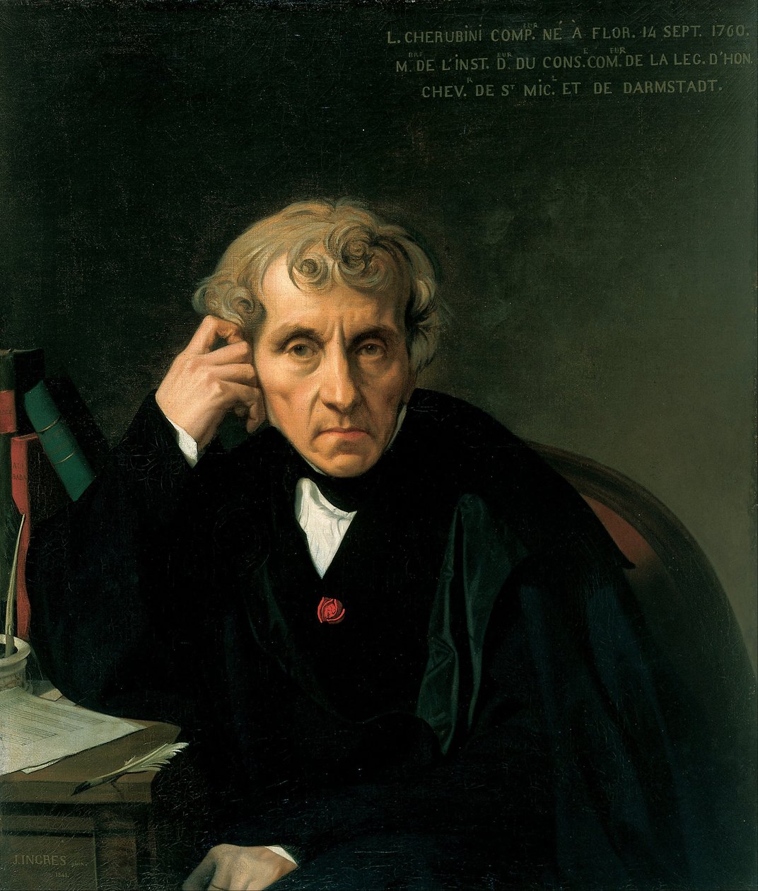 Luigi Cherubini de Jean Auguste Dominique Ingres
