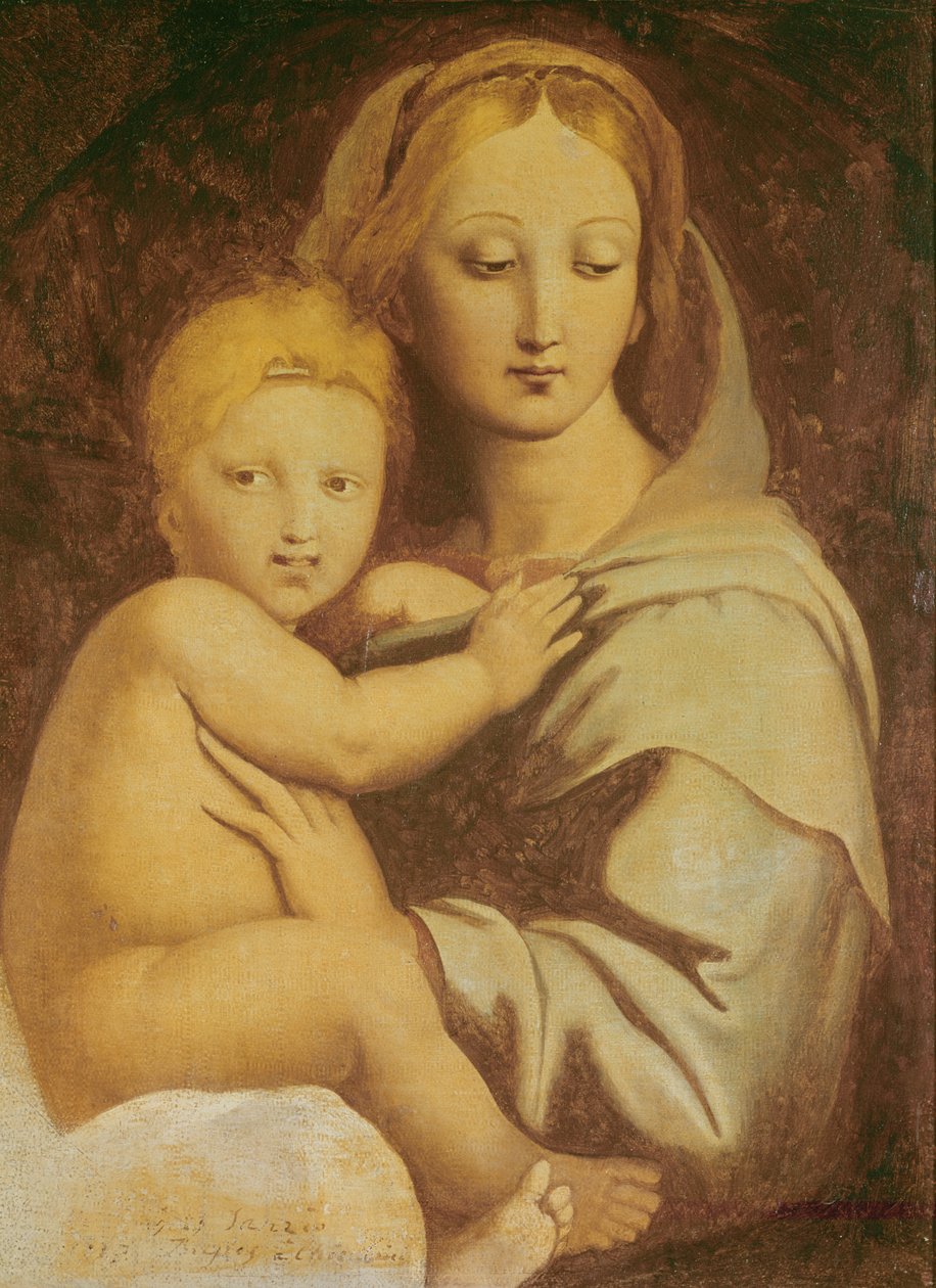 Madonna del Candelabro de Jean Auguste Dominique Ingres