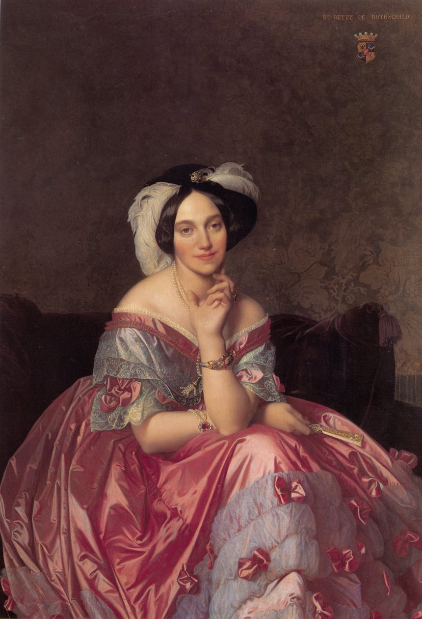 Retrato de la Baronesa James de Rothschild de Jean Auguste Dominique Ingres