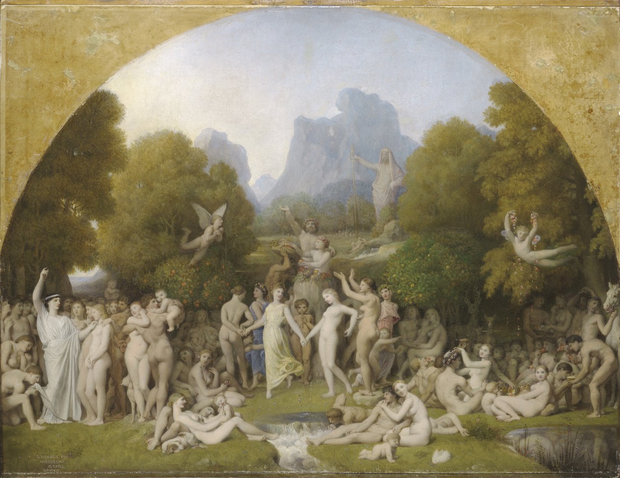 La Edad de Oro, 1862 de Jean Auguste Dominique Ingres