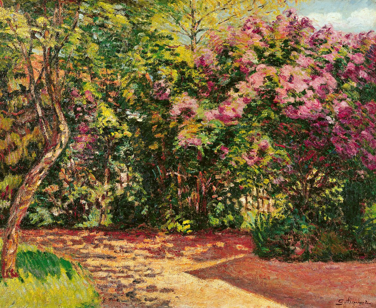 Lila, el jardín del artista de Jean Baptiste Armand Guillaumin