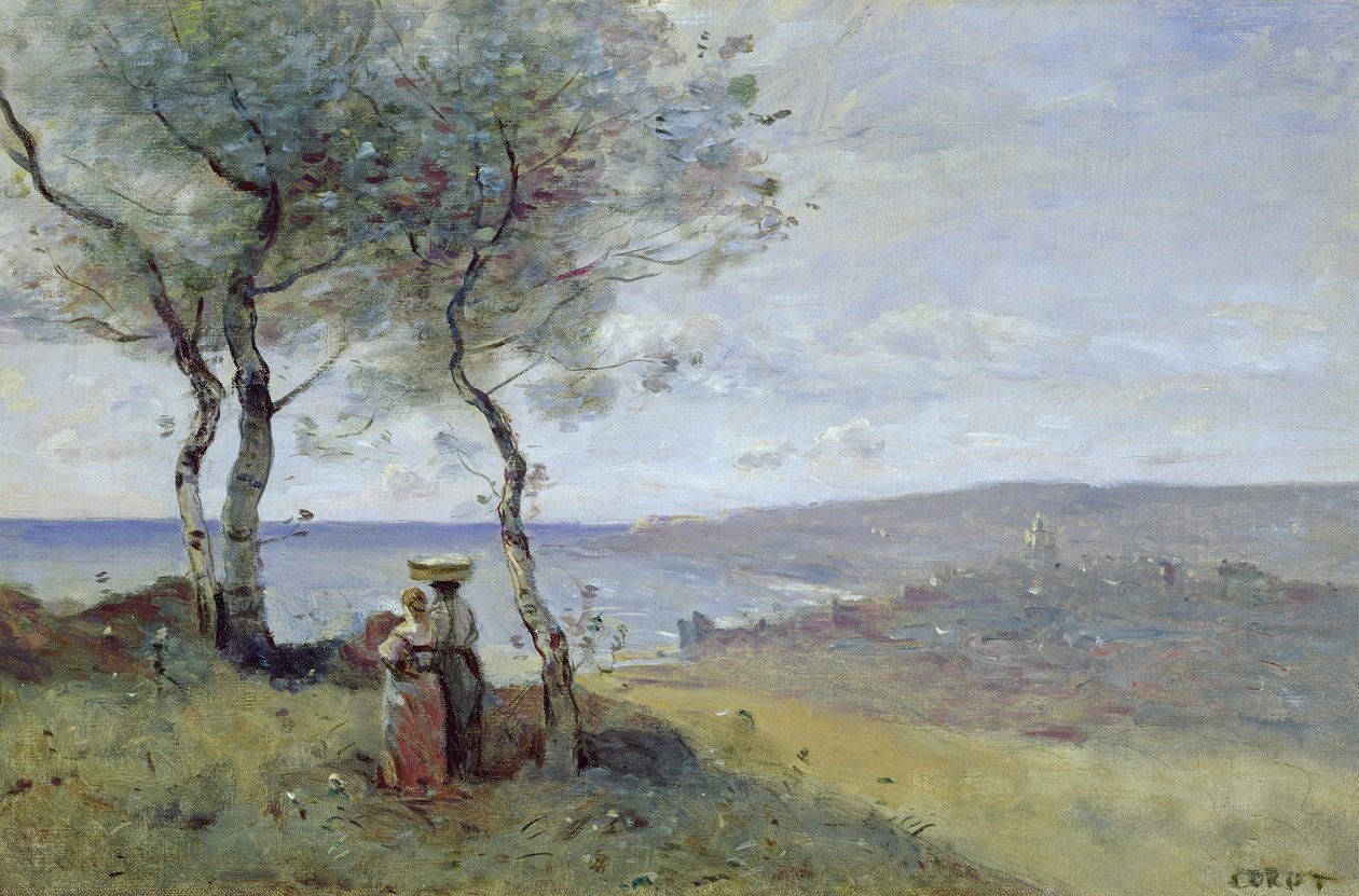 Recuerdo de St. Jean de Luz, 1872 de Jean Baptiste Camille Corot