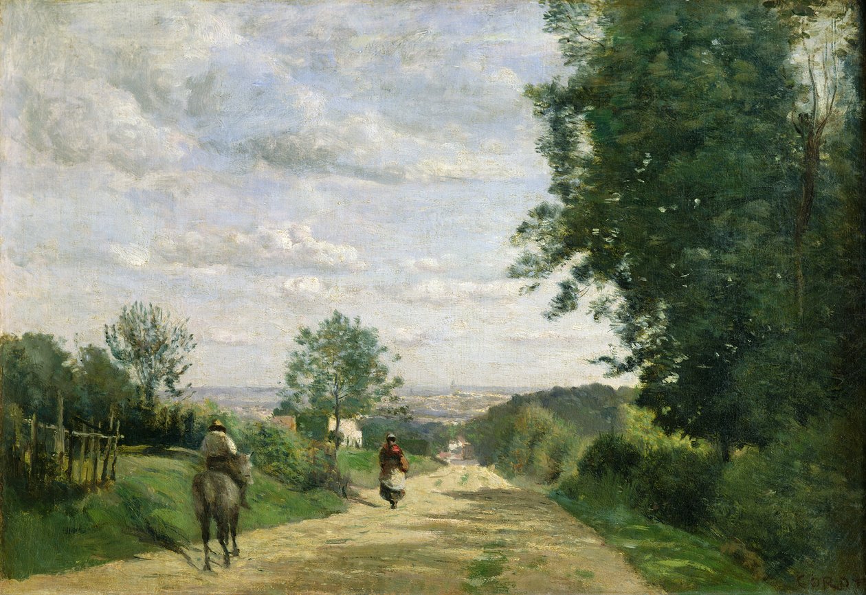 El camino a Sèvres, 1858-59 de Jean Baptiste Camille Corot