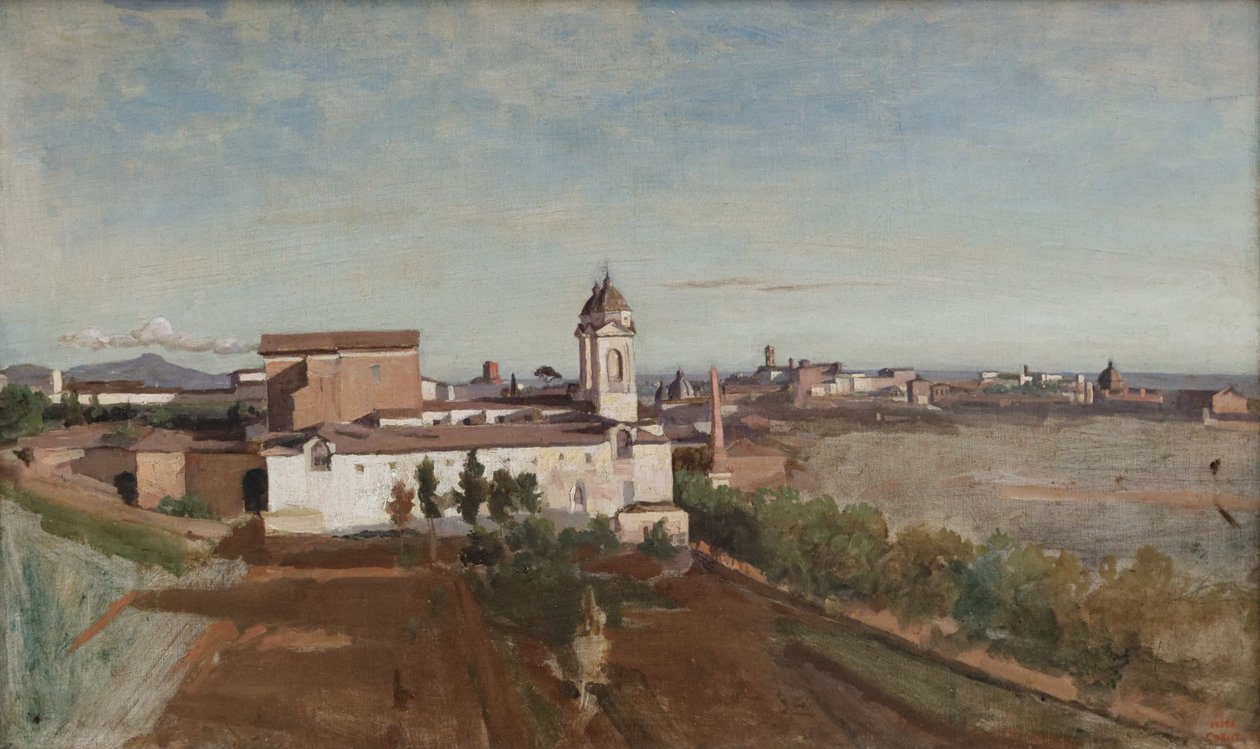 Trinità dei Monti de Jean Baptiste Camille Corot