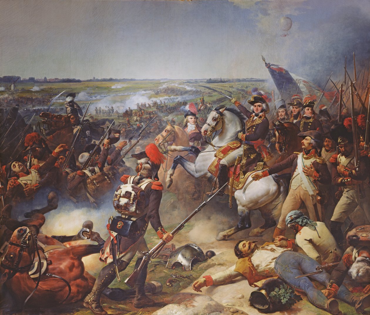 Batalla de Fleurus, 26 de junio de 1794, 1837 de Jean Baptiste Mauzaisse