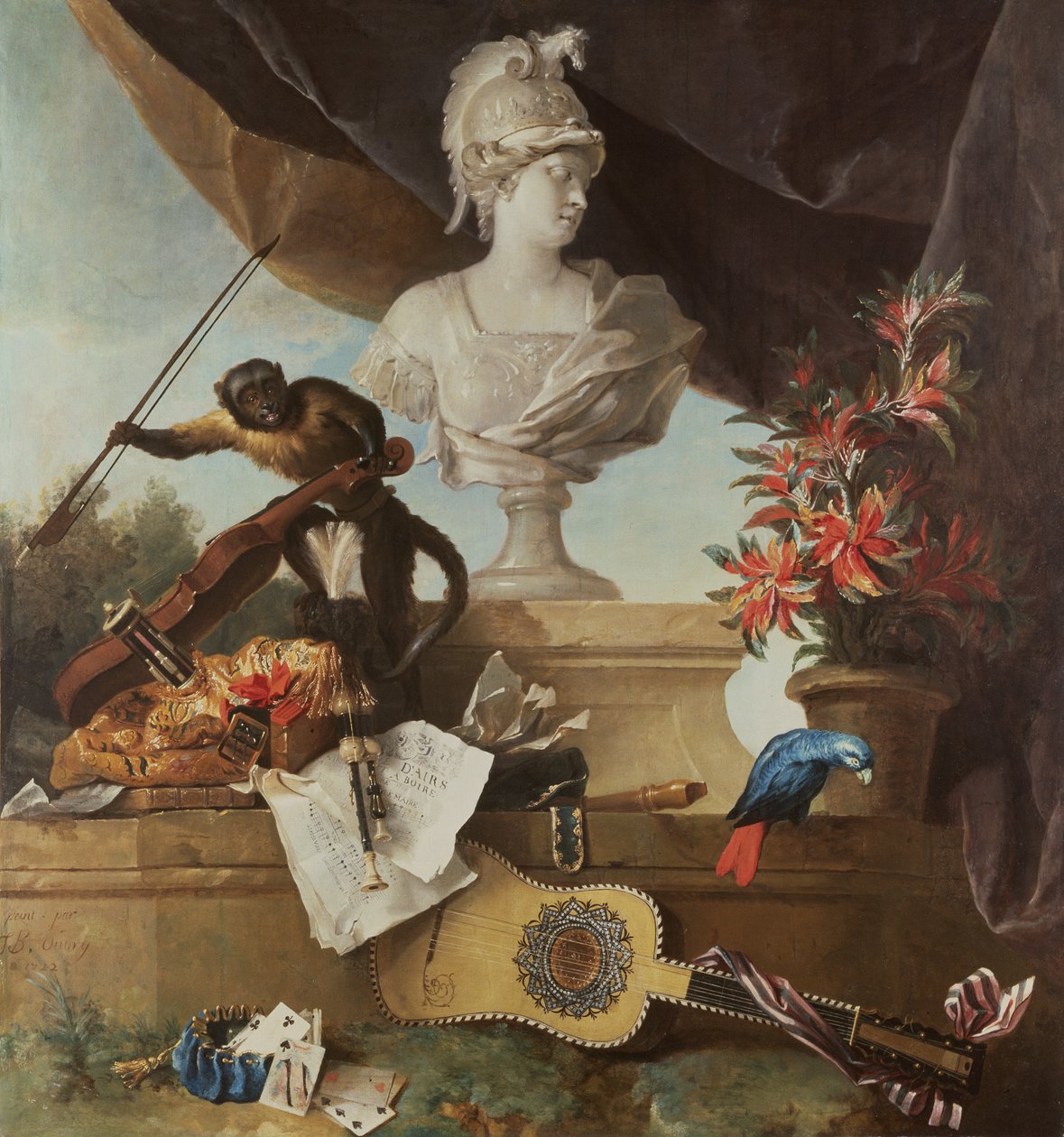 Los Cuatro Continentes: Europa, 1722 de Jean Baptiste Oudry
