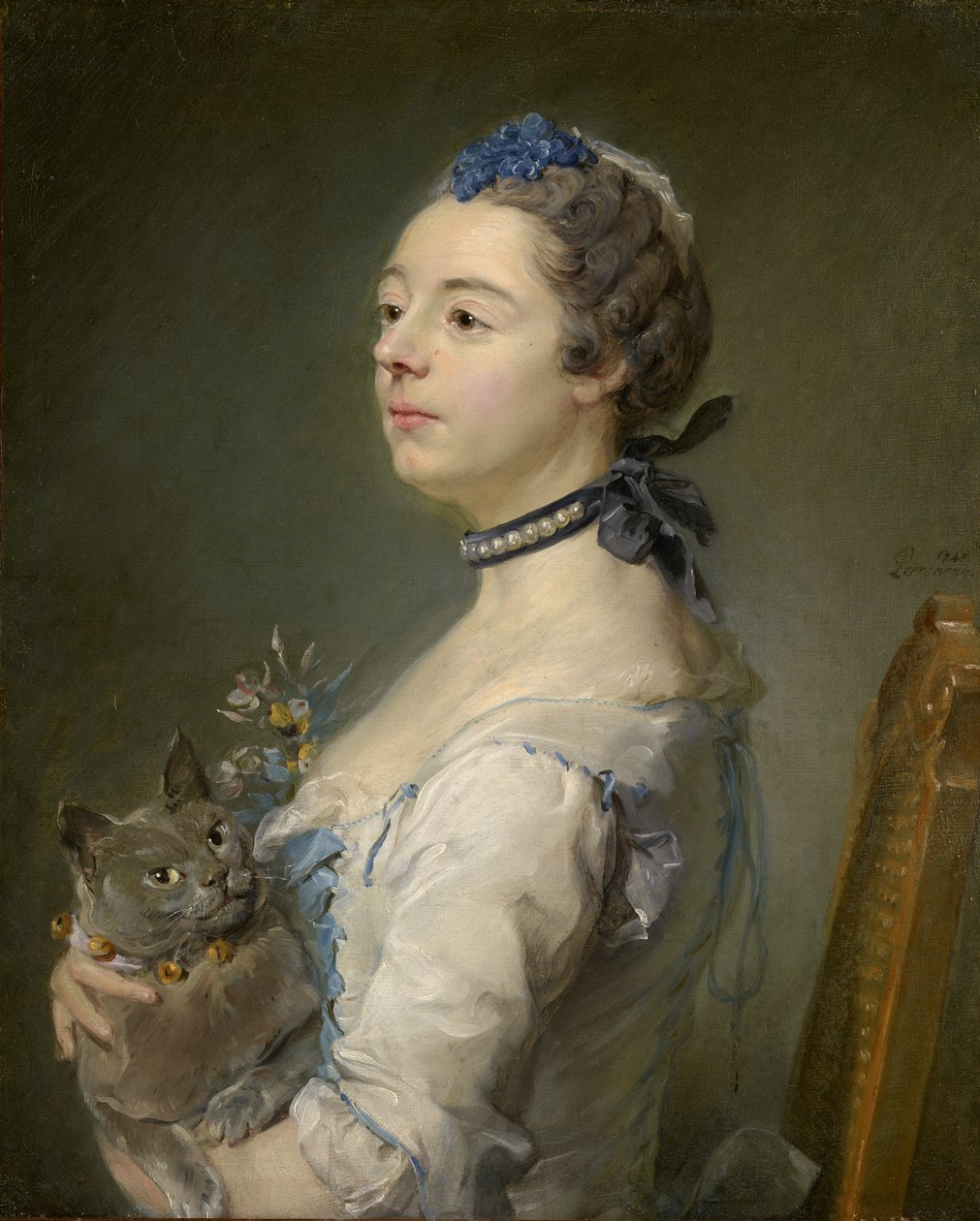 Magdaleine Pinceloup de la Grange, nacida de Parseval de Jean Baptiste Perronneau