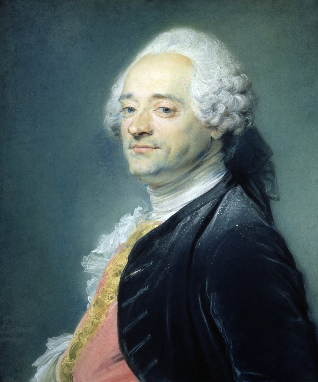 Retrato de Maurice Quentin de la Tour, 1750 de Jean Baptiste Perronneau
