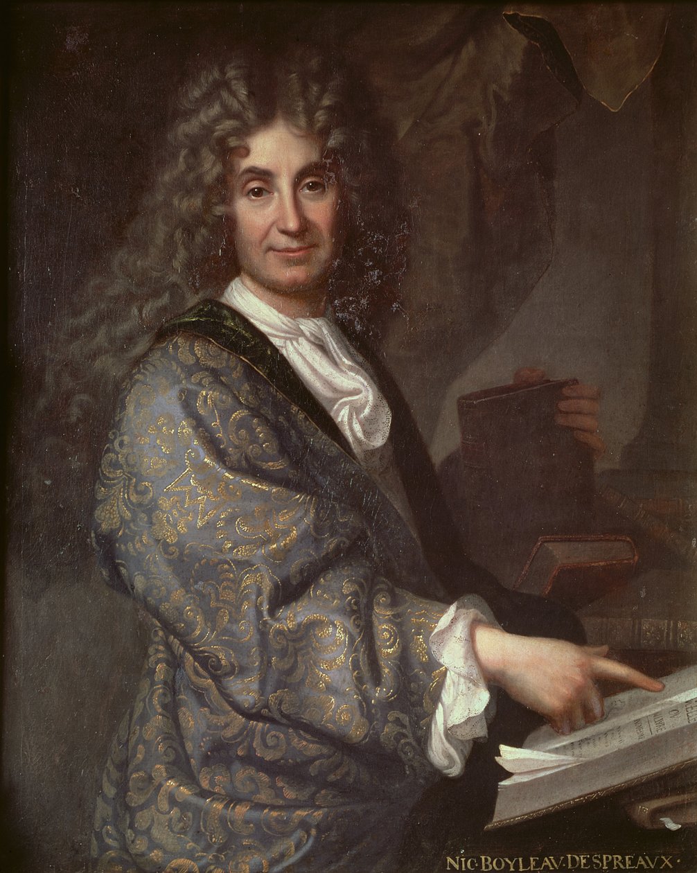 Nicolas Boileau (1636-1711) de Jean Baptiste Santerre