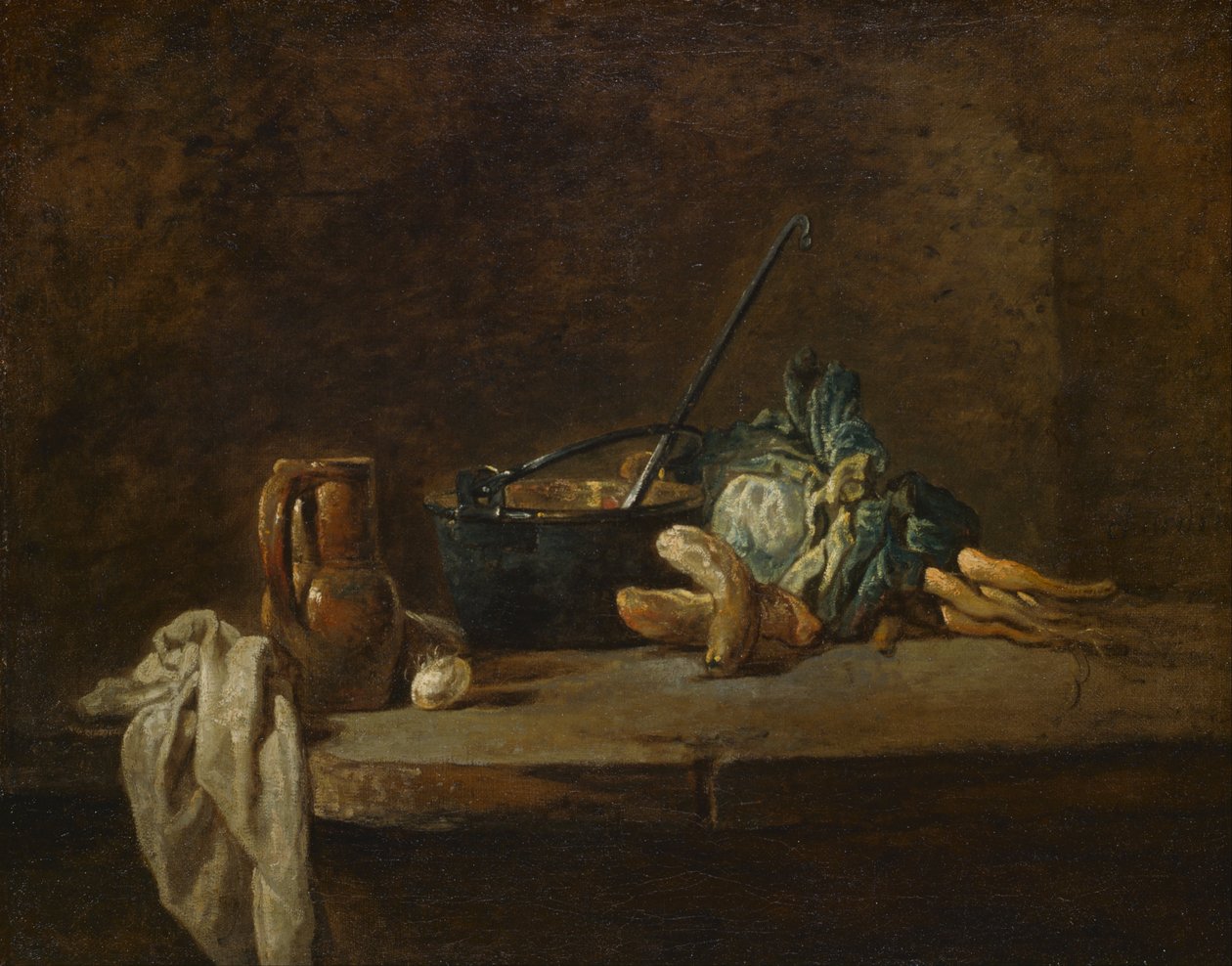 Verduras para la Sopa de Jean Baptiste Simeon Chardin