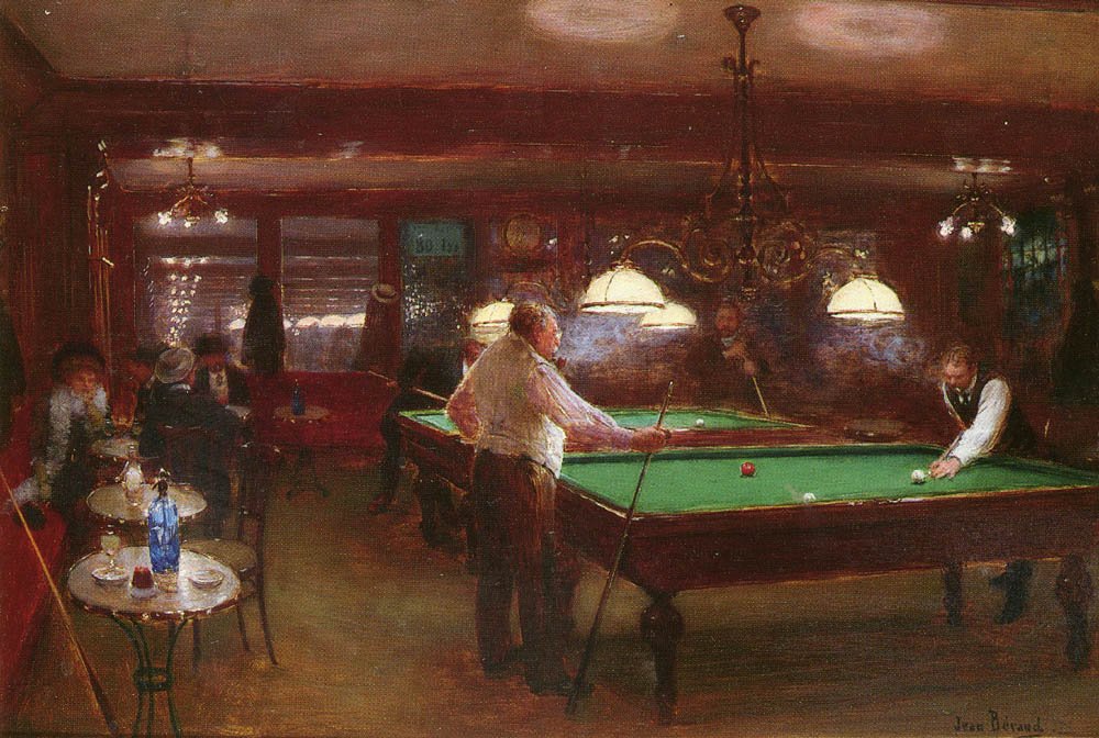 La partida de billar de Jean Beraud