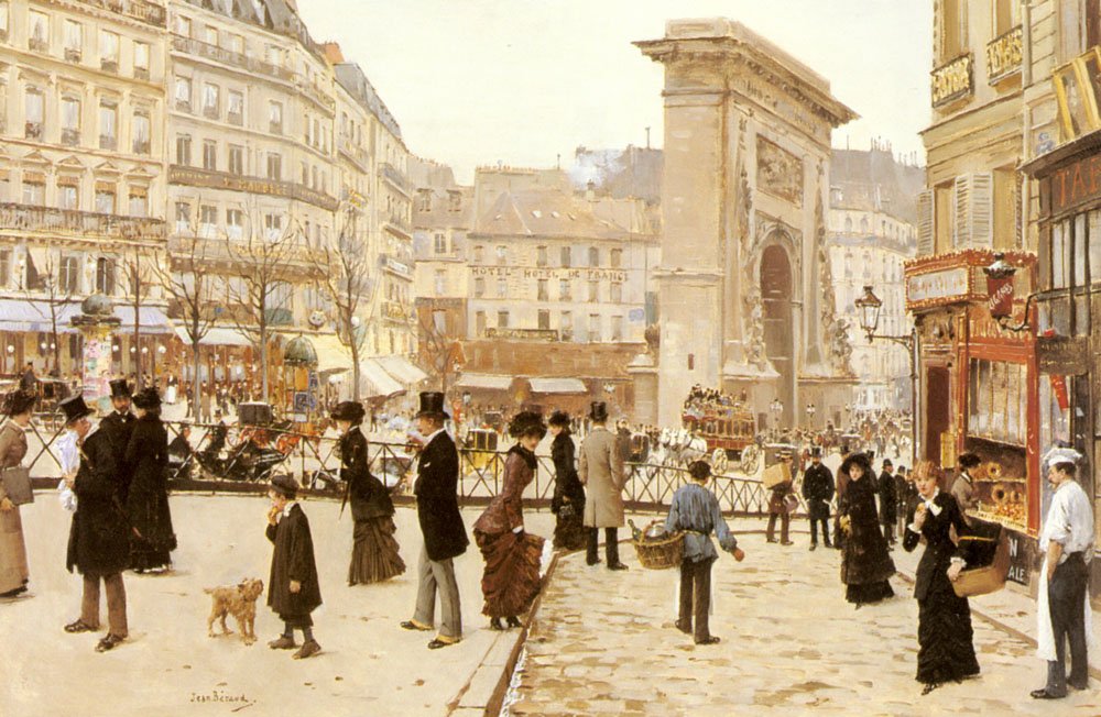 El Boulevard St. Denis, París de Jean Beraud