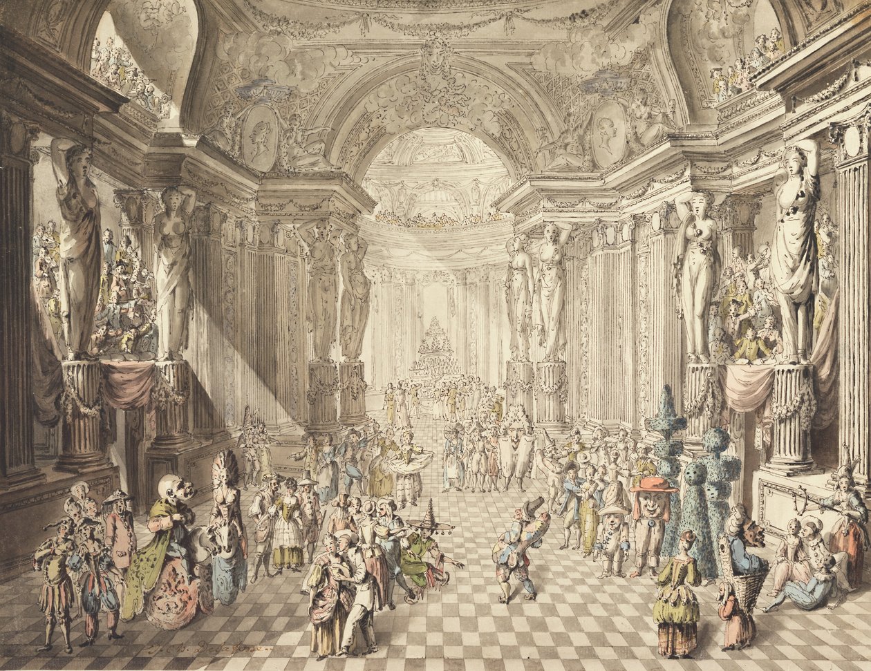 Un Baile de Máscaras de Charles de la Fosse