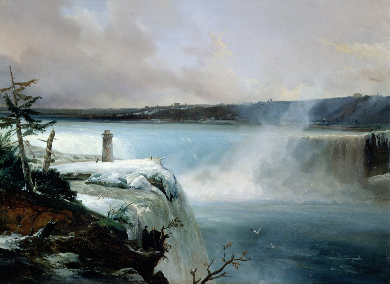 Cataratas del Niágara, c.1837-40 de Jean Charles Joseph Rémond