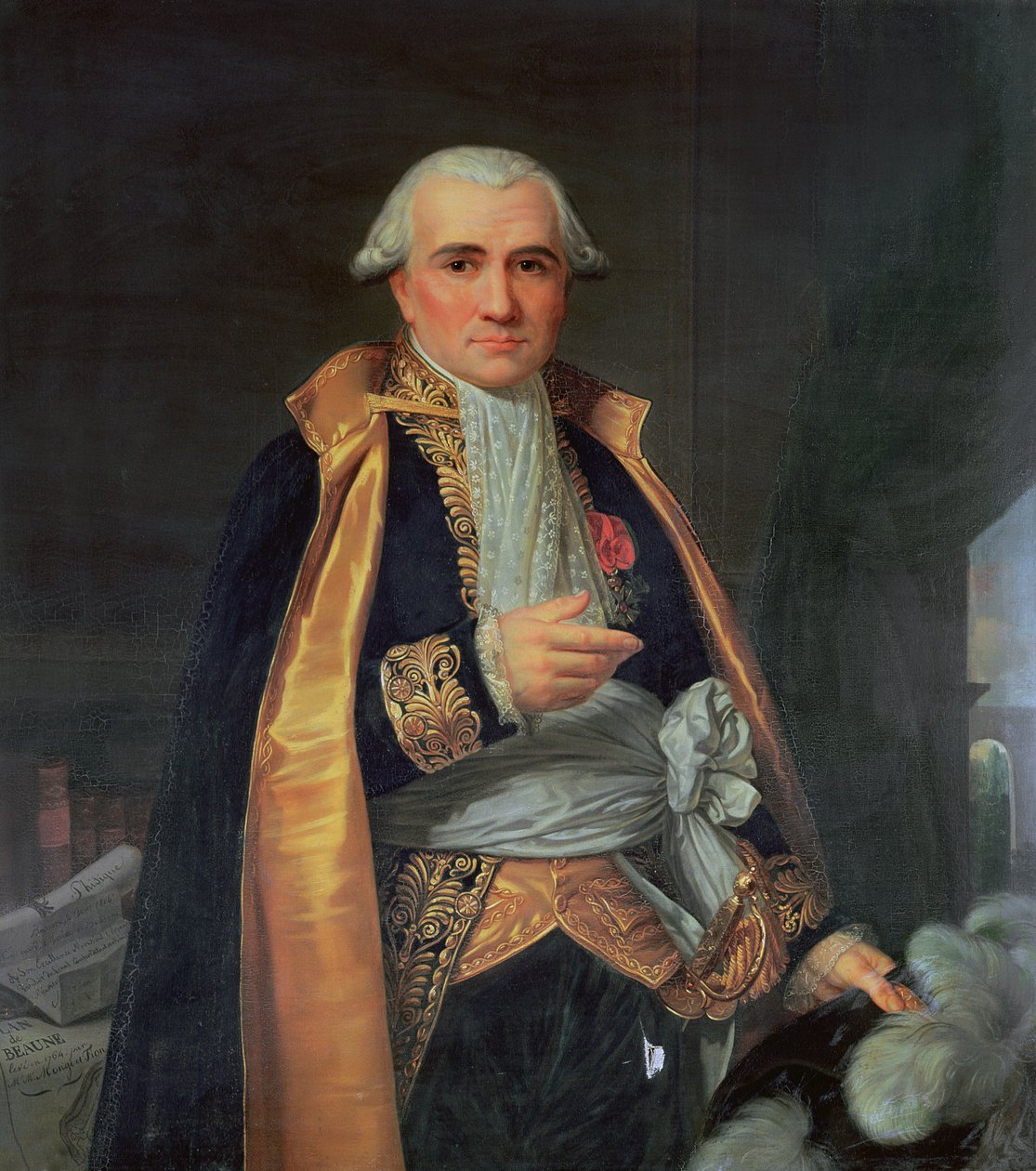 Retrato de Gaspard Monge (1746-1818) Conde de Peluse, c.1841 de Jean Claude Naigeon