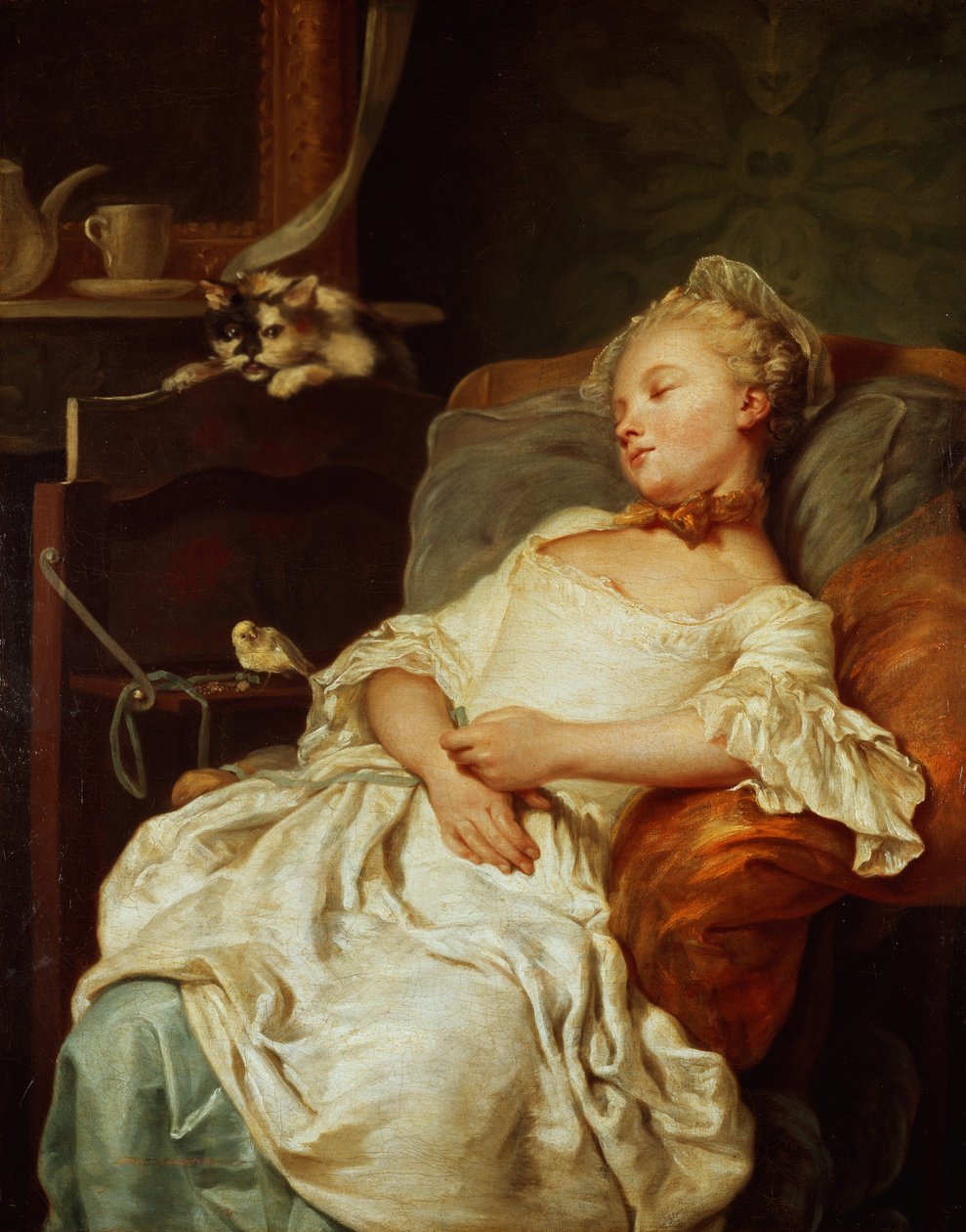 El durmiente, 1759 de Jean Francois Colson
