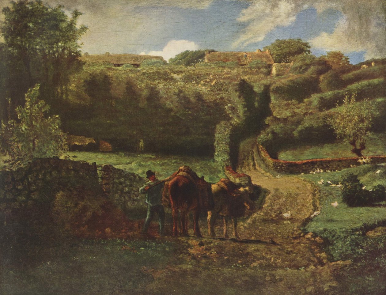 El caserío Cousin en Gréville de Jean Francois Millet