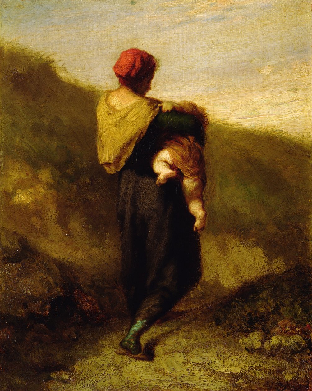 Madre e hijo de Jean Francois Millet