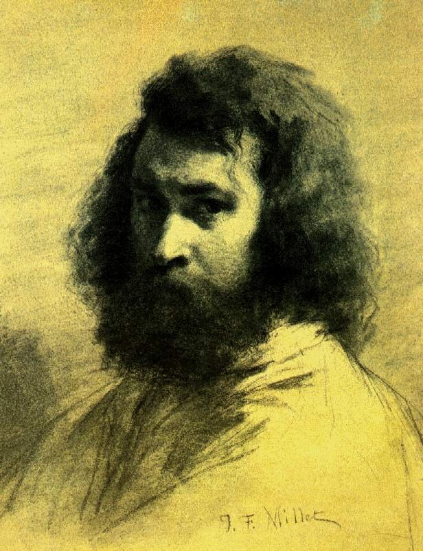 Autorretrato de Jean Francois Millet