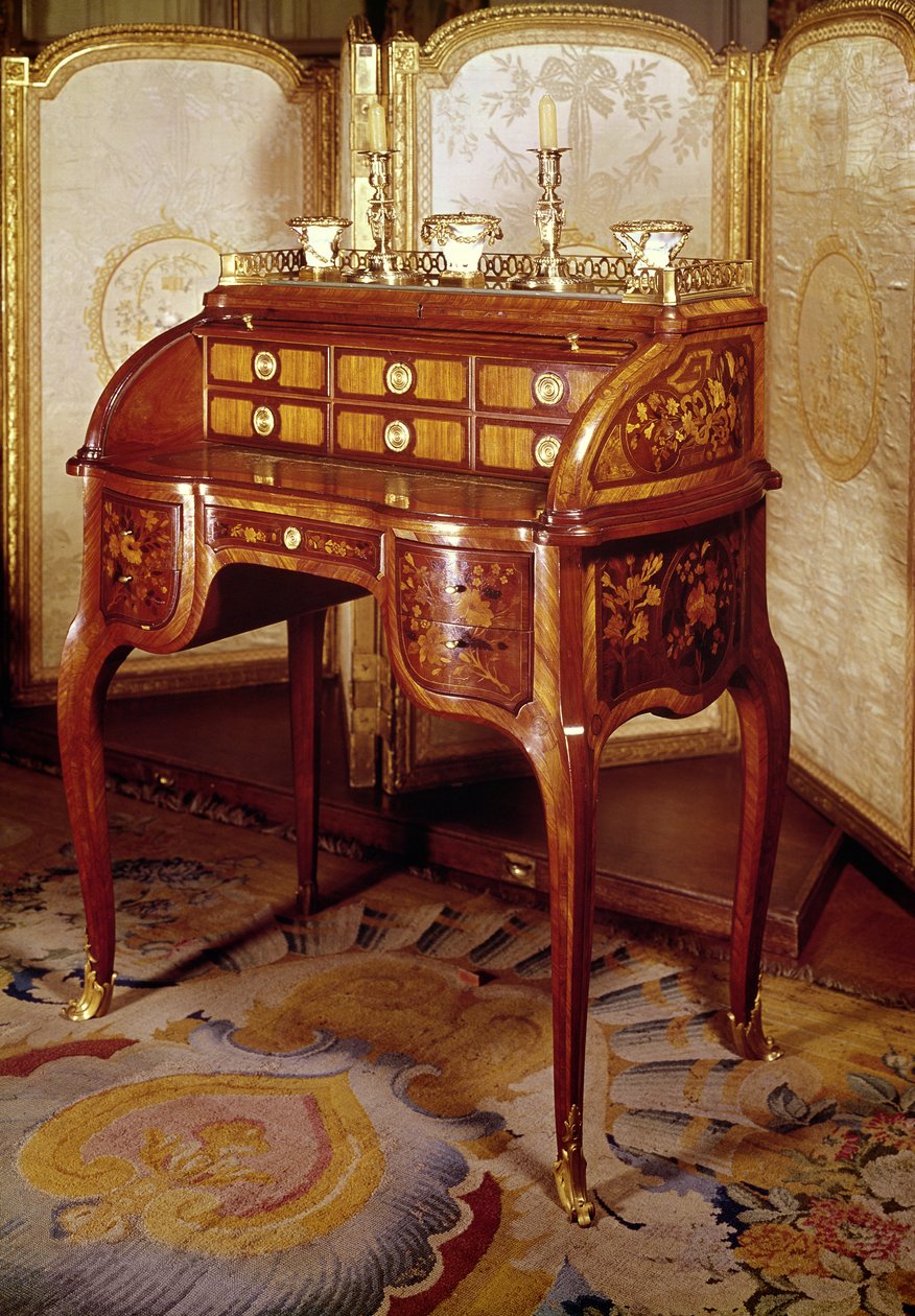 Escritorio de Luis XV (madera) de Jean Francois Oeben