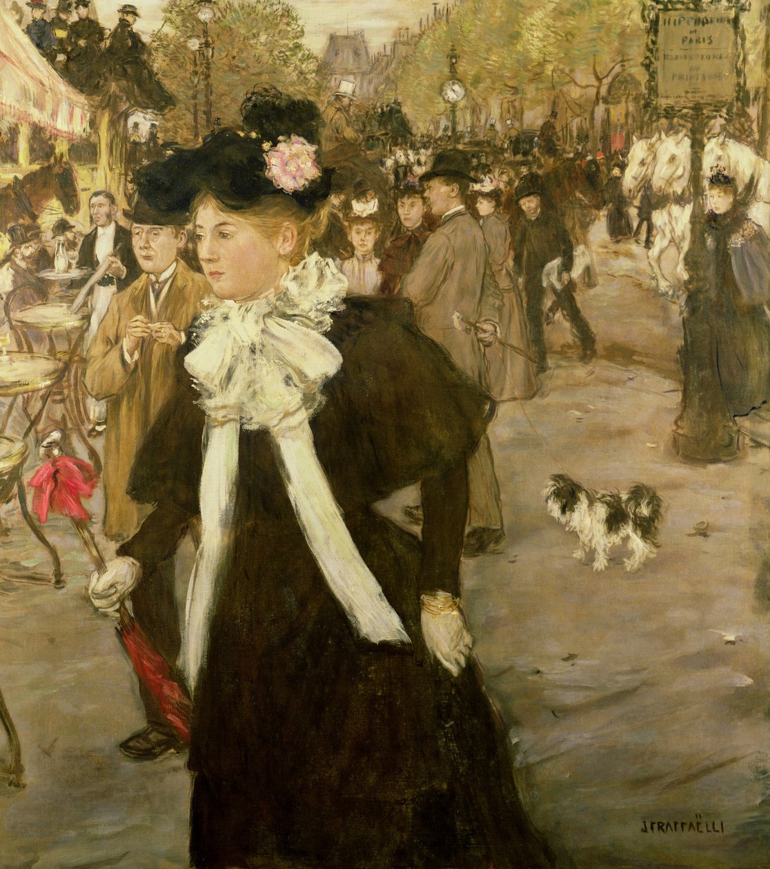 Boulevard des Italiens de Jean Francois Raffaelli