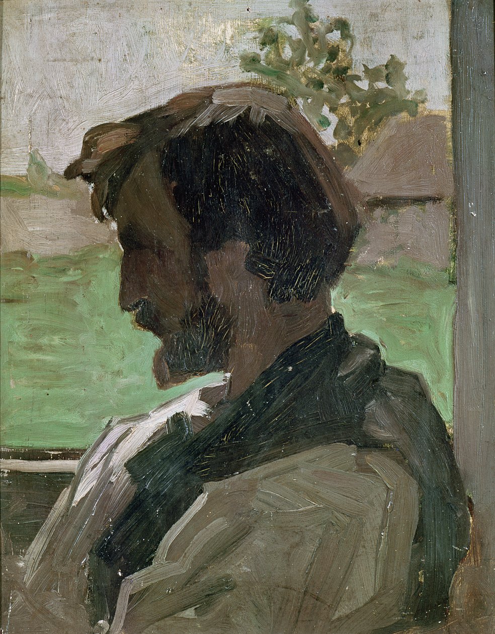 Autorretrato en Saint-Saveur, 1868 de Jean Frederic Bazille