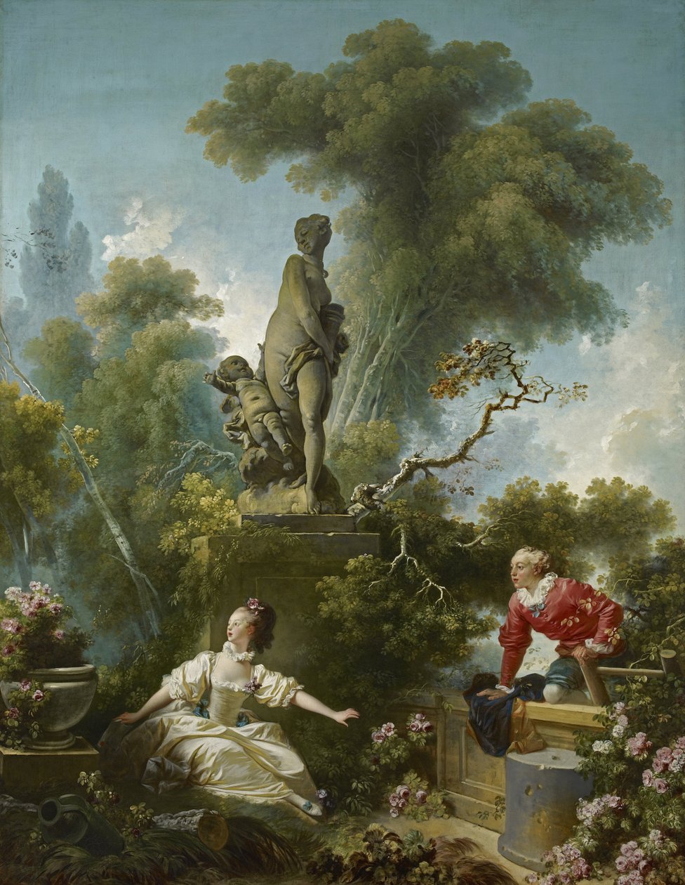 Los progresos del amor de Jean Honore Fragonard