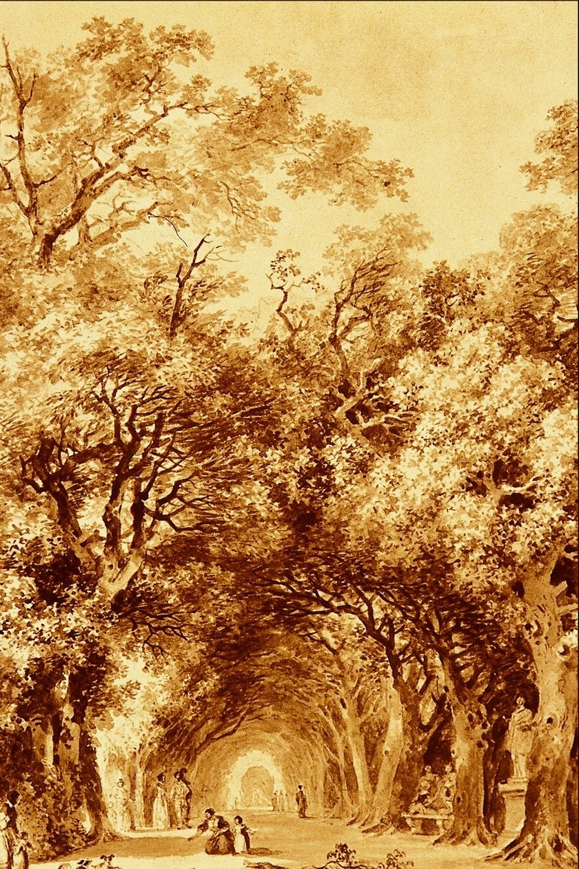 El paseo sombreado de Jean Honore Fragonard