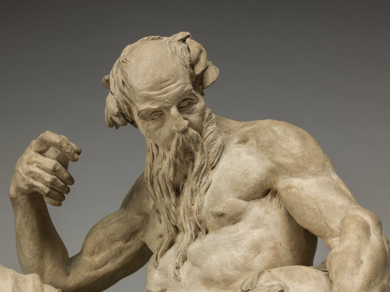 Dios del Río, 1755 (terracota) de Jean Jacques Caffieri
