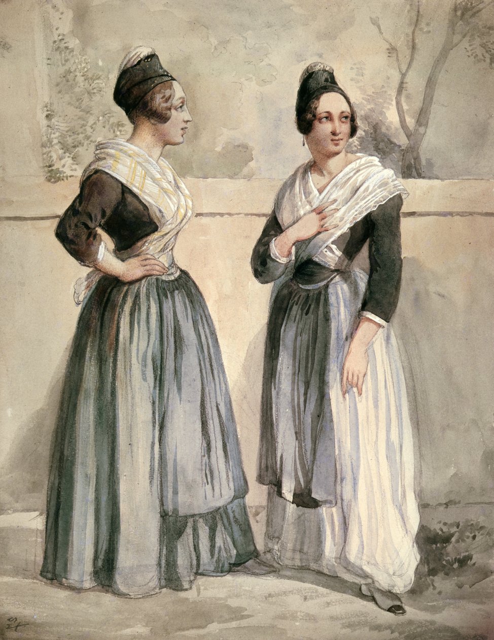 Habitantes de Arles en la época de Daudet y Bizet de Jean Joseph Bonaventure Laurens