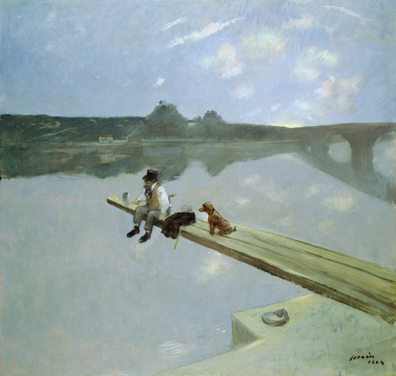 El pescador, 1884 de Jean Louis Forain