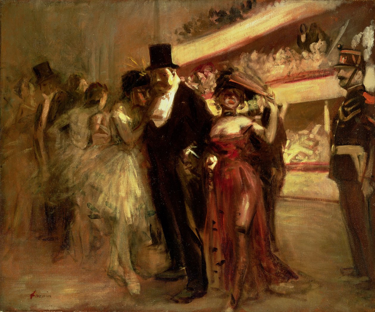 El escenario de la ópera de Jean Louis Forain