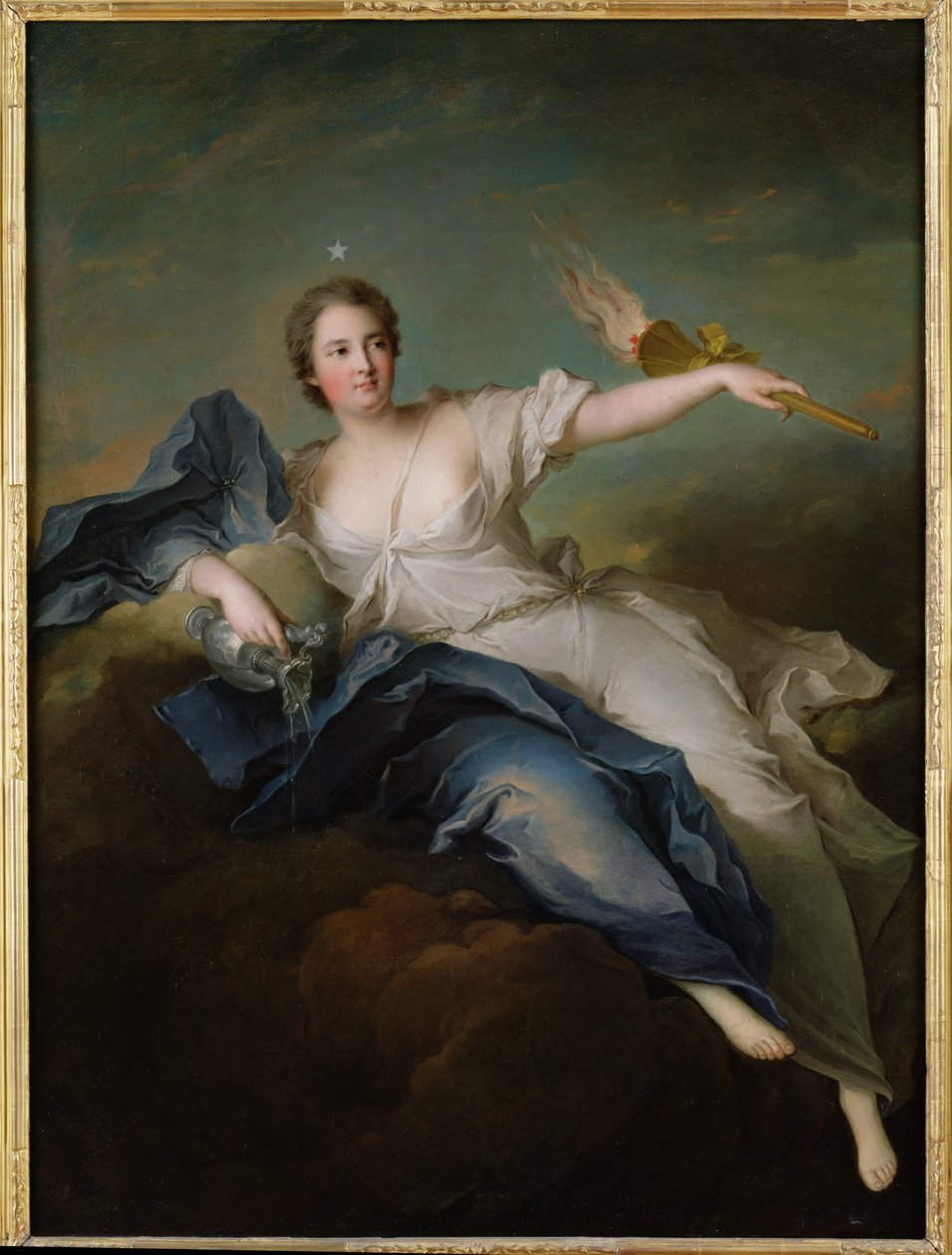 Retrato de Marie-Anne de Mailly-Nesle (1717-44) Marquesa de La Tournelle como Eos, después de 1740 de Jean Marc Nattier